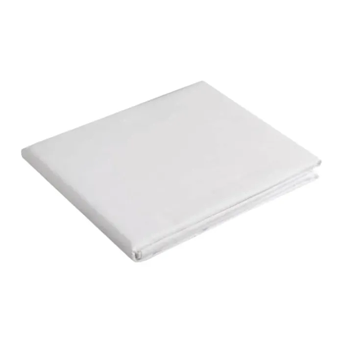 Borås Cotton Cloud Splitlagen - H B 160 x L 200 cm - Bomuldssatin - Hvid