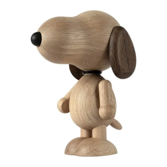 BOYHOOD Snoopy træfigur H 22 cm - Egetræ