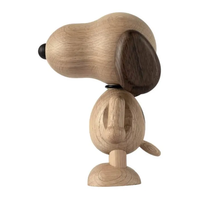 BOYHOOD Snoopy træfigur H 22 cm - Egetræ