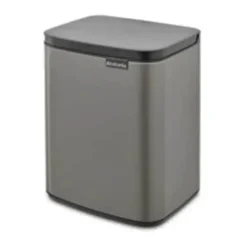 Brabantia BO Affaldsspand 7 liter - Stål/plastik - Platinum