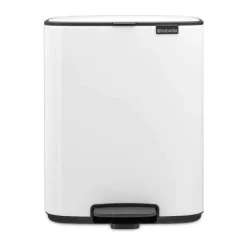 Brabantia Bo Pedalspand 12 liter - Stål - Hvid