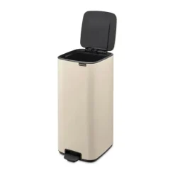 Brabantia Bo Pedalspand 30 liter - Stål - Soft beige