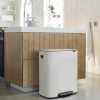 Brabantia BO Pedalspand 2 x 30 liter - Metal - Hvid