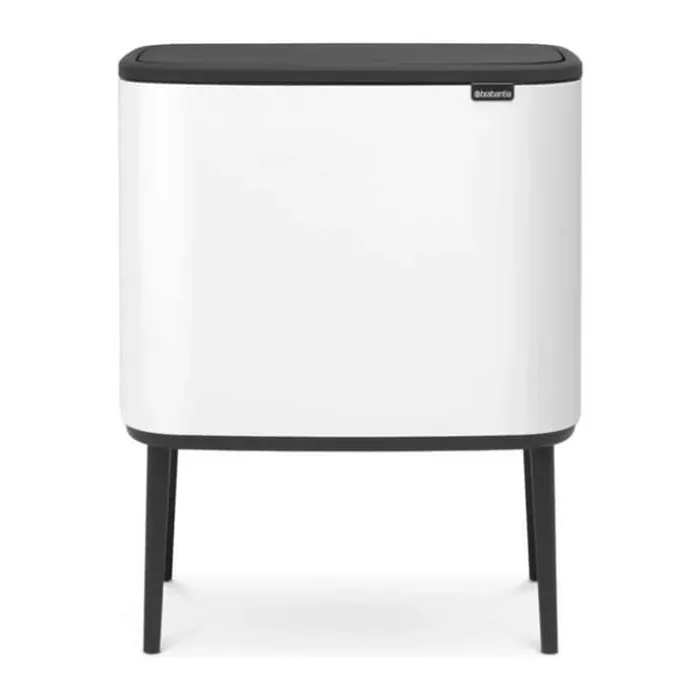 Brabantia Bo Touch Affaldsspand 36 liter - Plastik/stål - Hvid