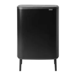 Brabantia Bo Touch Affaldsspand 60 liter - Plastik/stål - Mat sort
