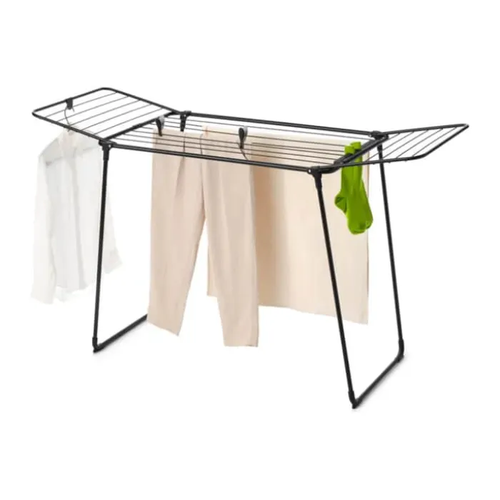 Brabantia HangOn Tørrestativ Tørreplads: 18 meter - Stål - Mat Black