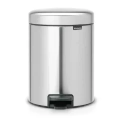 Brabantia NewIcon Pedalspand 5 liter - Plastik/stål - Mat stål
