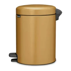 Brabantia NewIcon Pedalspand 5 liter - Stål - Warm gold