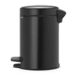 Brabantia NewIcon Pedalspand 3 liter - Plastik/stål - Mat sort