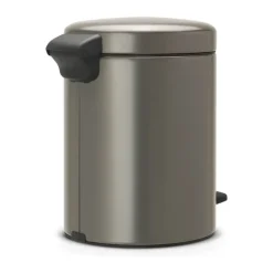 Brabantia NewIcon Pedalspand 5 liter - Stål/plastik - Platinum