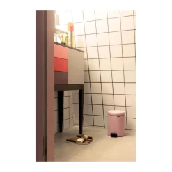 Brabantia NewIcon Pedalspand 5 liter - Stål - Lilac pink