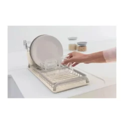 Brabantia Sinkside Opvaskestativ H 12,5 x B 20 x L 46,3 cm - Aluminium - Soft beige