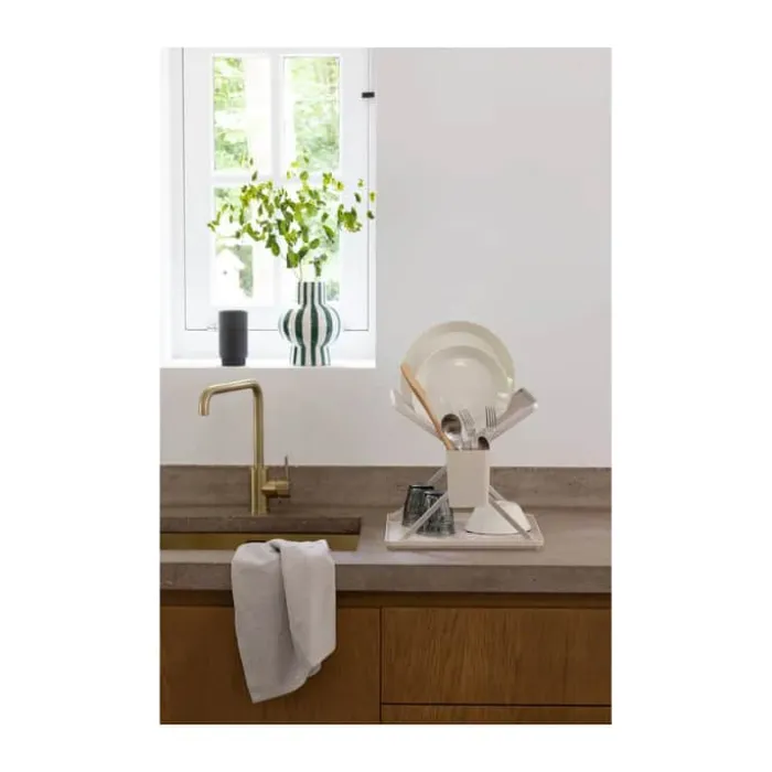 Brabantia Sinkside Opvaskestativ H 31,5 x B 37 x L 33 cm - Aluminium - Soft beige