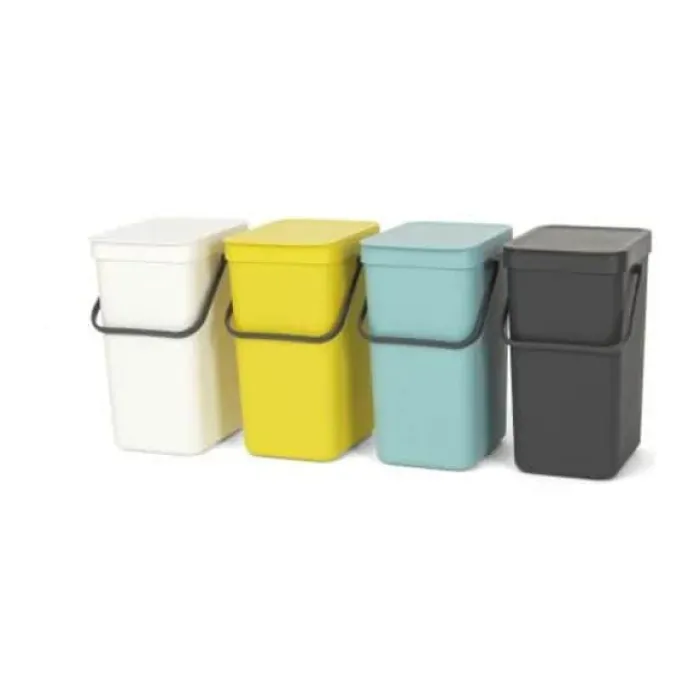 Brabantia Sort & Go Affaldsspand 12 liter - Plastik - Grå