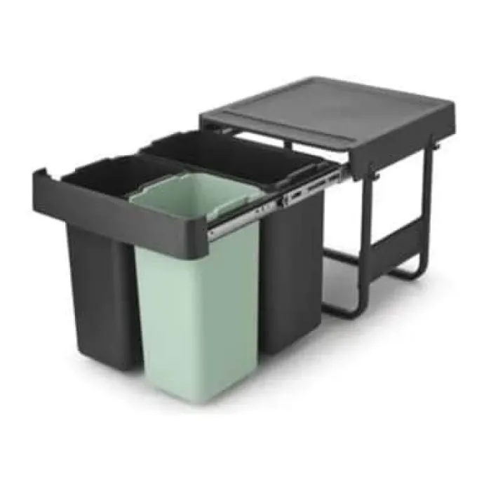 Brabantia Sort & Go Indbygningsmodul 40 liter - Plastik - Grey