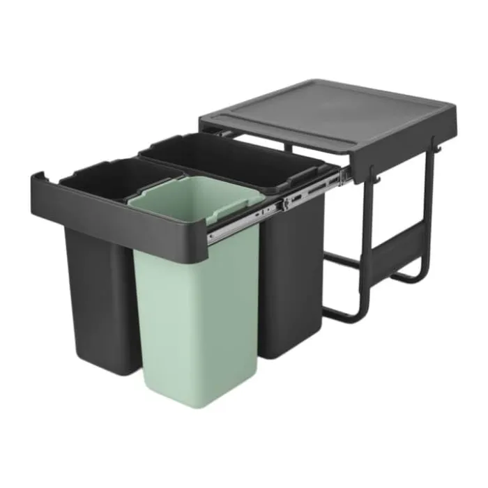 Brabantia Sort & Go Indbygningsmodul 40 liter - Plastik - Grey