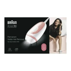 Braun IPL Silk-expert Mini PL1000 Hårfjerner Pink/hvid