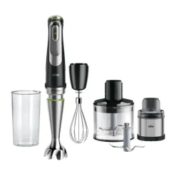 Braun Multiquick 9 Stavblender MQ9138 1200 Watt - Med AntiSplash - Inkl. tilbehør