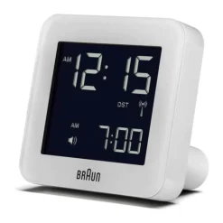 Braun Vækkeur BC09 H 7,5 x B 7,5 cm - Plastik - Hvid