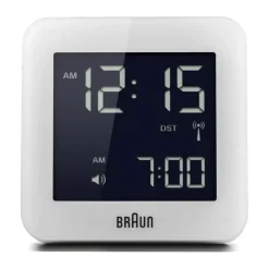 Braun Vækkeur BC09 H 7,5 x B 7,5 cm - Plastik - Hvid