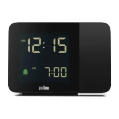 Braun Vækkeur BC15 H 9 x B 13 cm - Plastik - Sort