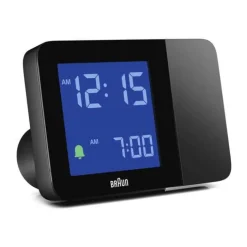 Braun Vækkeur BC15 H 9 x B 13 cm - Plastik - Sort