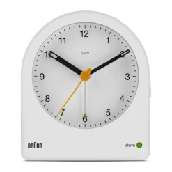 Braun Vækkeur BC22W H 9,7 cm x B 8,6 cm - Plastik - Hvid