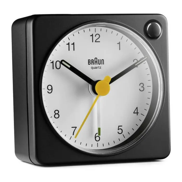 Braun Vækkeur BC02XBW H 5,7 cm x B 5,7 cm - Plastik - Sort