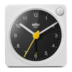 Braun Vækkeur BC02XWB H 5,7 cm x B 5,7 cm - Plastik - Hvid