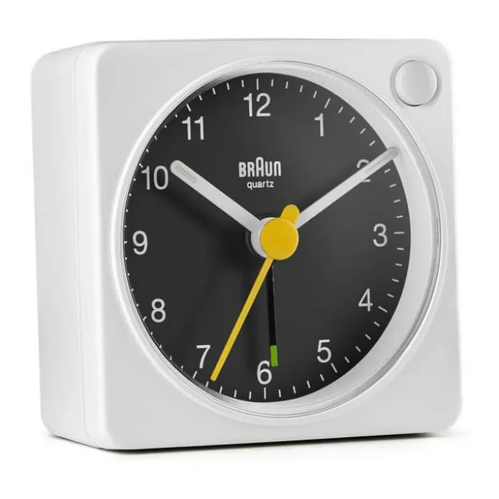 Braun Vækkeur BC02XWB H 5,7 cm x B 5,7 cm - Plastik - Hvid