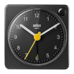 Braun Vækkeur H 5,7 x B 5,7 cm - Plastik - Sort