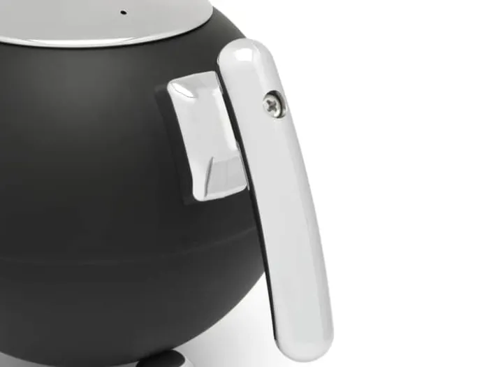 Bredemeijer Bella Ronde Tekande 1,2 liter - Rustfrit stål - Sort