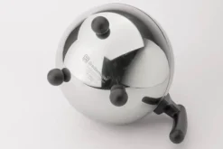 Bredemeijer Bella Ronde Tekande 1,2 liter - Rustfrit stål - Sort