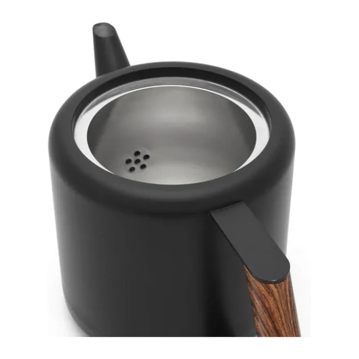 Bredemeijer Duet Boston Tekande 1,1 liter - Rustfrit stål - Mat sort