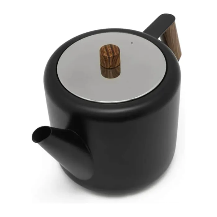 Bredemeijer Duet Boston Tekande 1,1 liter - Rustfrit stål - Mat sort