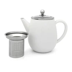 Bredemeijer Duet Eva Tekande 1,1 liter - Rustfrit stål - Hvid