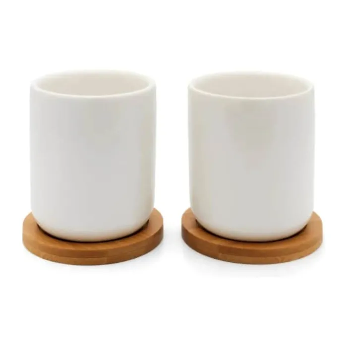 Bredemeijer Umea Kop - 2 stk. 200 ml - Keramik - Hvid