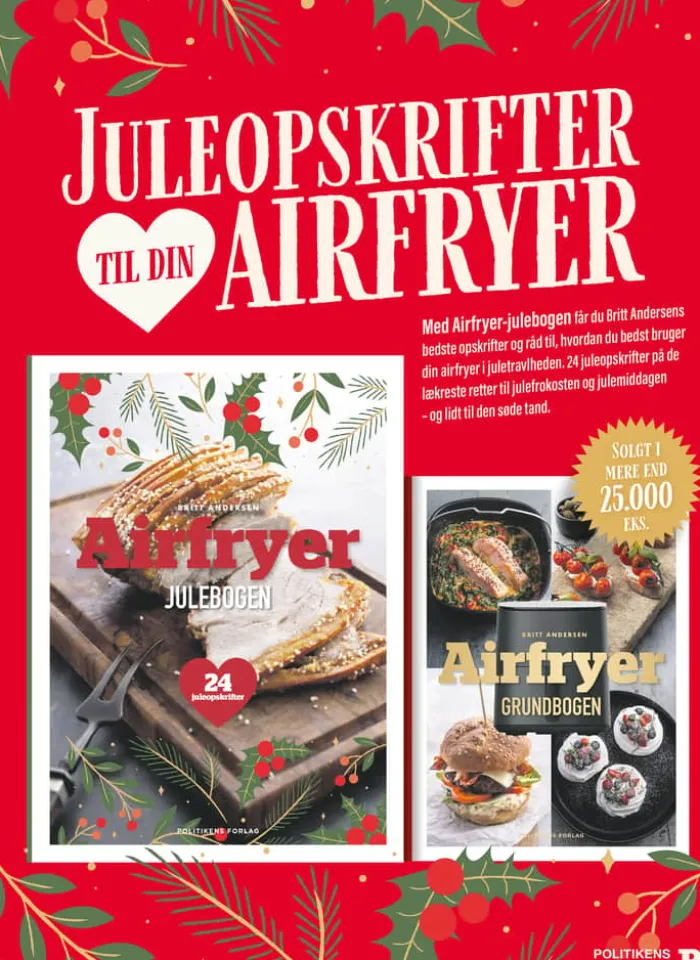 Britt Andersen Airfryer Julebogen Af Britt Andersen