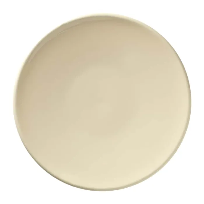 Broste Copenhagen Alfredo Serveringsfad Ø 30 x H 3,5 cm - Stentøj - Beige