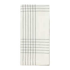 Broste Copenhagen Alice Stofserviet B 45 x L 45 cm - Bomuld - Sort