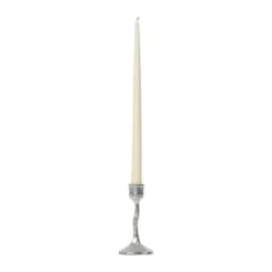 Broste Copenhagen Amy Lysestage H 15 cm - Aluminium - Sølvfarvet