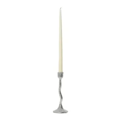 Broste Copenhagen Amy Lysestage H 23 cm - Aluminium - Sølvfarvet
