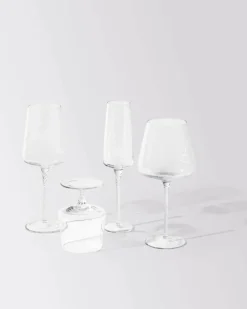 Broste Copenhagen Bellevue Hvidvinsglas - 4 stk. 45 cl - Mundblæst glas