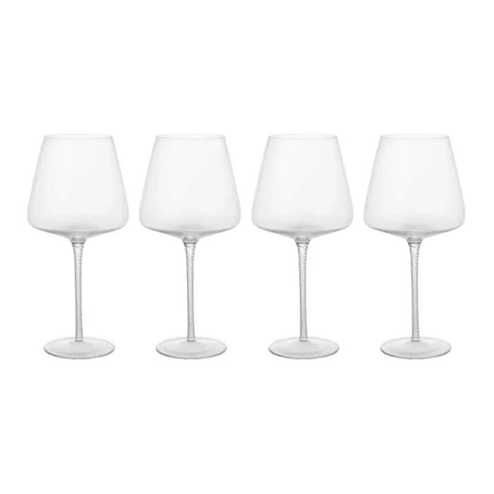 Broste Copenhagen Bellevue Rødvinsglas - 4 stk. 60 cl - Mundblæst glas