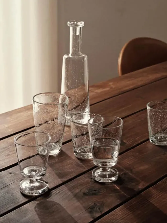 Broste Copenhagen Bubble Rødvinsglas 25 cl - Mundblæst glas - Klar