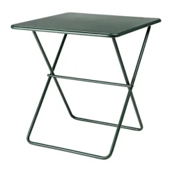 Broste Copenhagen Eden Havebord H 74 x B 70 cm - Stål - Grøn