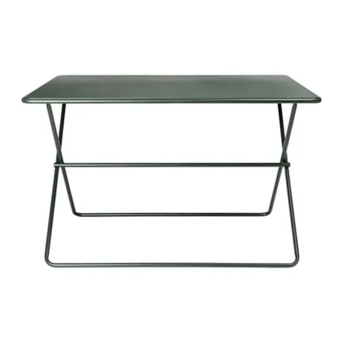 Broste Copenhagen Eden Havebord H 74 x 120 cm - Stål - Grøn