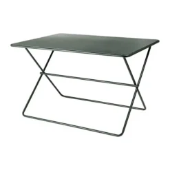 Broste Copenhagen Eden Havebord H 74 x 120 cm - Stål - Grøn