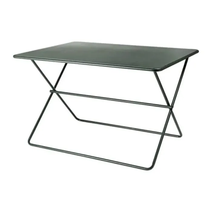 Broste Copenhagen Eden Havebord H 74 x 120 cm - Stål - Grøn