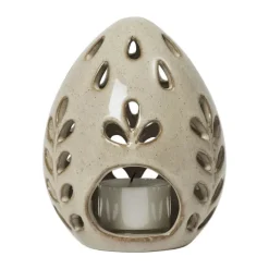 Broste Copenhagen Egga Lanterne Ø 9,5 x H 12 cm - Stentøj - Green